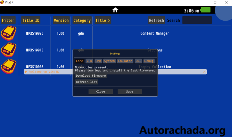 Vita3K Crackeado